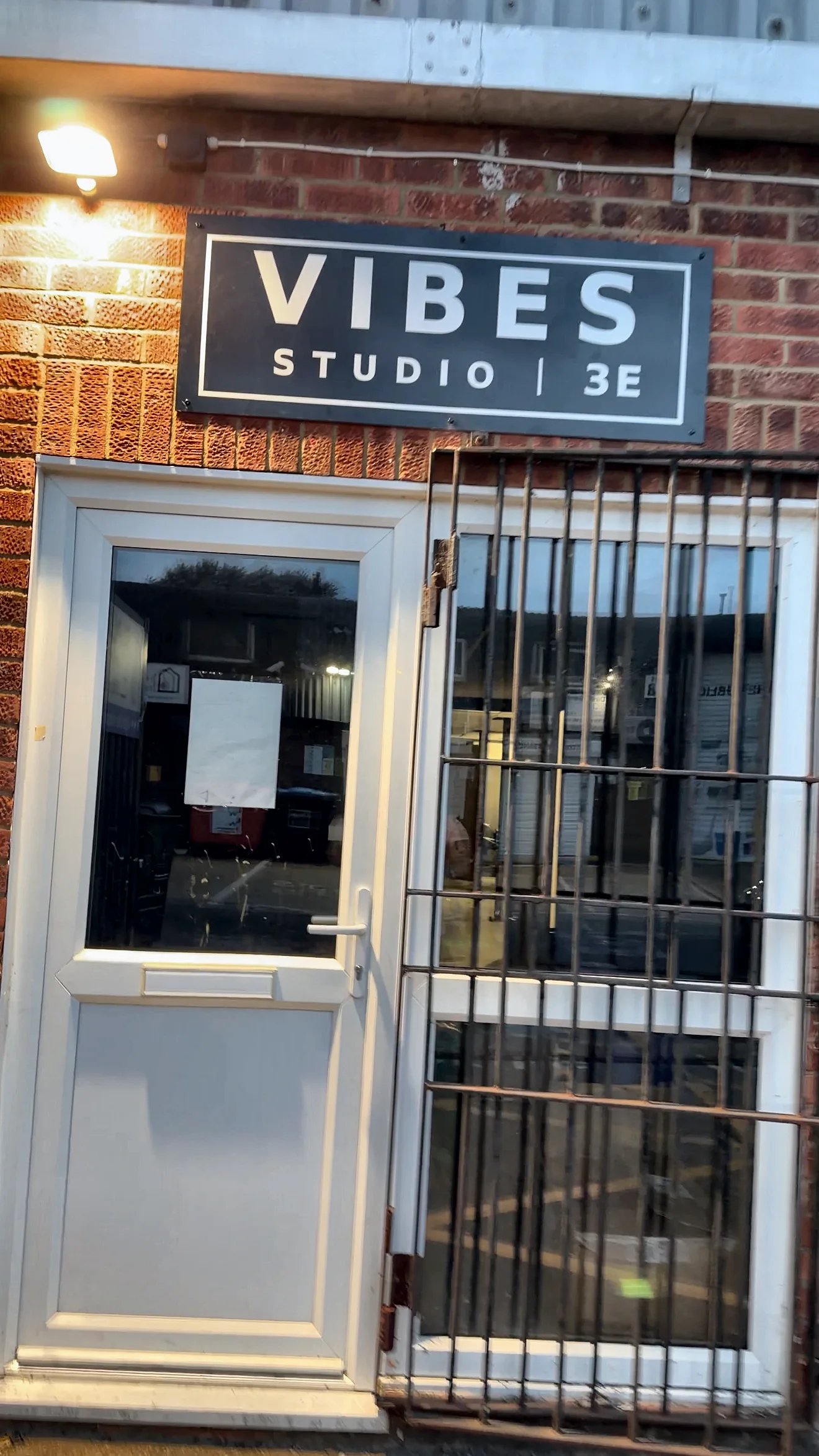 The Vibes Studio entrance, 3E St Francis Way, Shefford